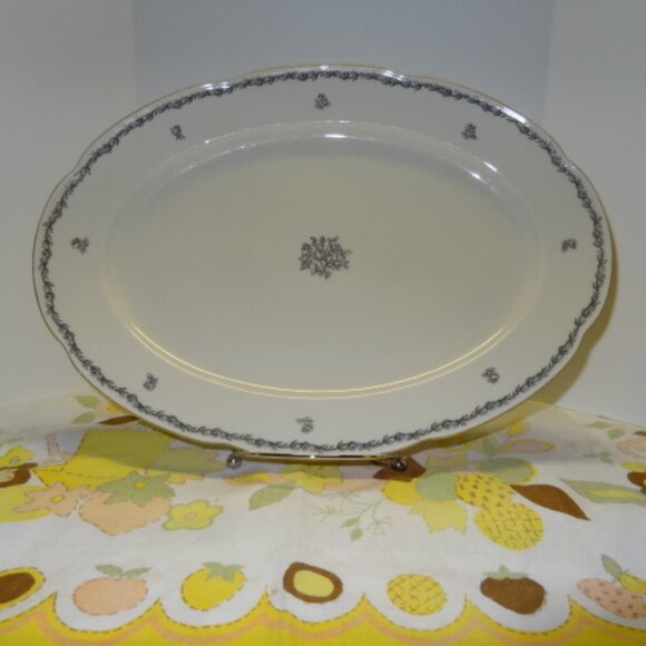 Vintage Bavaria Tirschenreuth Germany Serving Platter/US Standard Design #33 - Picture 1 of 3